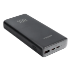 Зовнішній акумулятор VEGER 20000 mAh PD QC3.0 5A 100W T100 (W2032C-100) black