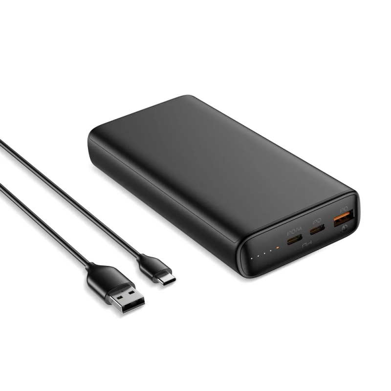 Зовнішній акумулятор VEGER 20000 mAh PD QC3.0 5A 100W T100 (W2032C-100) black
