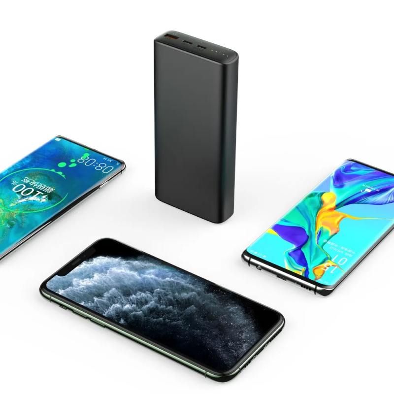 Зовнішній акумулятор VEGER 20000 mAh PD QC3.0 5A 100W T100 (W2032C-100) black