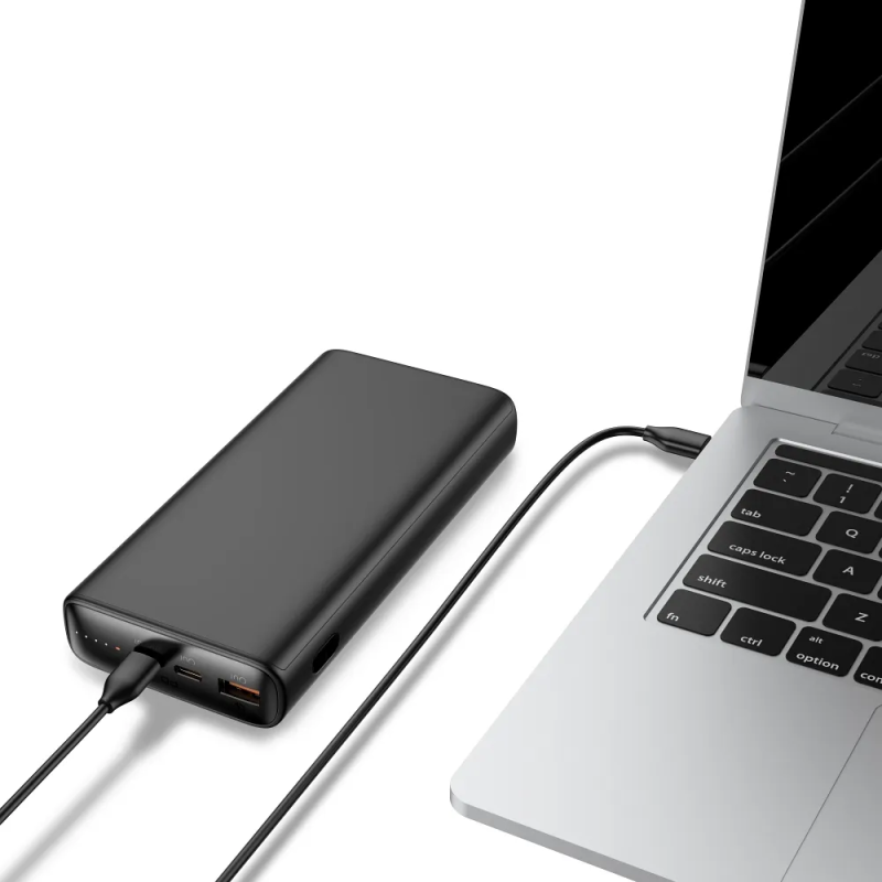 Зовнішній акумулятор VEGER 20000 mAh PD QC3.0 5A 100W T100 (W2032C-100) black