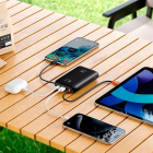 Зовнішній акумулятор VEGER 20000 mAh with built-in cables Type C / Lightning PD QC3.0 35W K2 (W2068) black