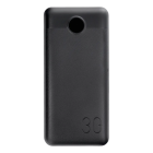 Зовнішній акумулятор VEGER 30000 mAh PD QC3.0 3A 20W L30 (W3008PD) black