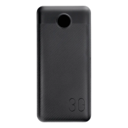Зовнішній акумулятор VEGER 30000 mAh PD QC3.0 3A 20W L30 (W3008PD) black