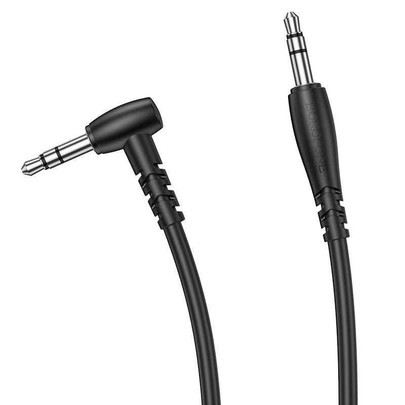 Аудіокабель BOROFONE BL10 3.5mm male to 3.5mm male, PVC, 2m, Black