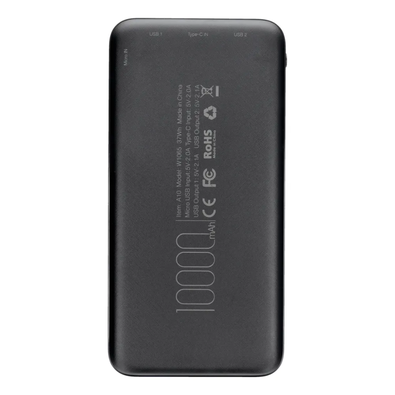 Зовнішній акумулятор VEGER 10000 mAh 2A A10 (W1065)