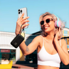 Зовнішній акумулятор VEGER Built-In 2 cables Ultra Mini 30000mAh