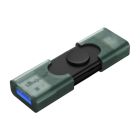Флеш-накопичувач Kingston 256GB DataTraveler DuoG2 USB-A + USB-C 3.2 Gen 1 Black/Green