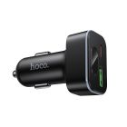 Автомобільний зарядний пристрій HOCO Z63B Barry 48W dual port PD30W+QC3.0 digital display car charger
