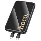 Зовнішній акумулятор HOCO Q37 Graceful 22.5W+PD20W power bank with two cables(10000mAh) Black