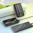 Зовнішній акумулятор HOCO Q37 Graceful 22.5W+PD20W power bank with two cables(10000mAh) Black