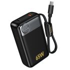 Зовнішній акумулятор HOCO Q53 Skillful PD65W power bank(12000mAh) Black