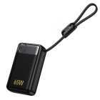 Зовнішній акумулятор HOCO Q53 Skillful PD65W power bank(12000mAh) Black