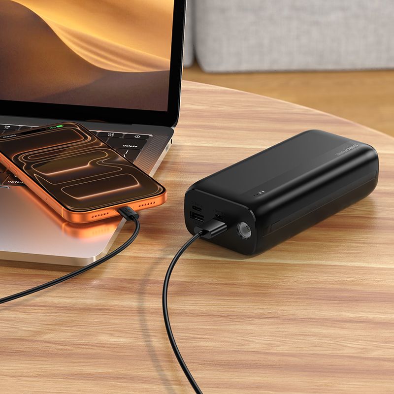 Зовнішній акумулятор BOROFONE BJ86A Victoria power bank(30000mAh) Black