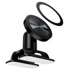 Автотримач для телефона HOCO H97 Eminent Ring Magnetic Car holder(center console) Black