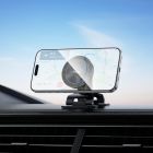Автотримач для телефона HOCO H97 Eminent Ring Magnetic Car holder(center console) Black