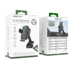Автотримач для телефона з БЗП ACEFAST D49 press type wireless charging car holder for dashboard Black