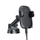 Автотримач для телефона з БЗП ACEFAST D49 press type wireless charging car holder for dashboard Black