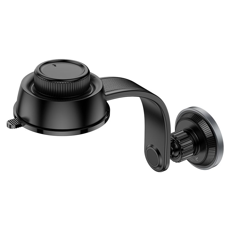Автотримач для телефона BOROFONE BH123 Profit magnetic car holder(center console) black metal gray
