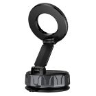Автотримач для телефона BOROFONE BH140 Gloria vacuum suction cup magnetic ring holder(multi-scene) black metal gray