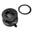 Автотримач для телефона BOROFONE BH140 Gloria vacuum suction cup magnetic ring holder(multi-scene) black metal gray