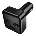 АЗП з FM-модулятором BOROFONE BC63 Selecto car BT FM transmitter Black