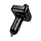 АЗП з FM-модулятором BOROFONE BC61 Ocean 45W(1A1C) car BT FM transmitter Black