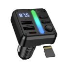 АЗП з FM-модулятором HOCO E89 Libre 45W(1A1C) car BT FM transmitter Black