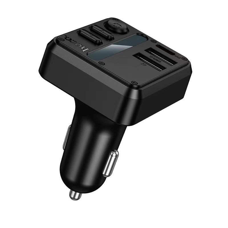 АЗП з FM-модулятором HOCO E89 Libre 45W(1A1C) car BT FM transmitter Black