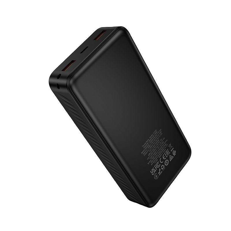 Зовнішній акумулятор HOCO J154A Victorious 22.5W+PD20W fully compatible power bank(20000mAh) Black