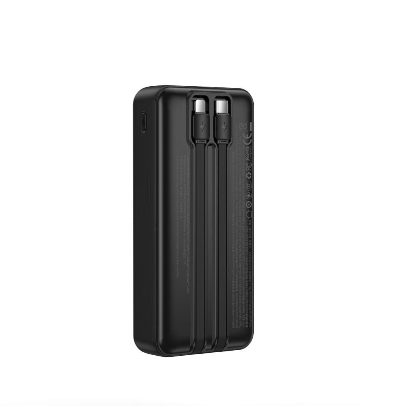 Зовнішній акумулятор WIWU Essen power bank 22.5W 20000mAh Wi-P082 (3C) Black