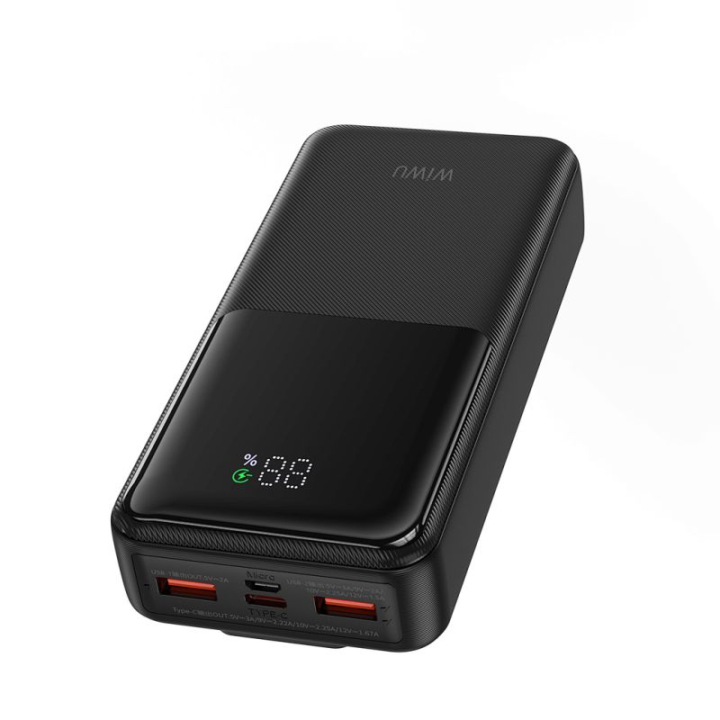 Зовнішній акумулятор WIWU Essen power bank 22.5W 20000mAh Wi-P082 (3C) Black