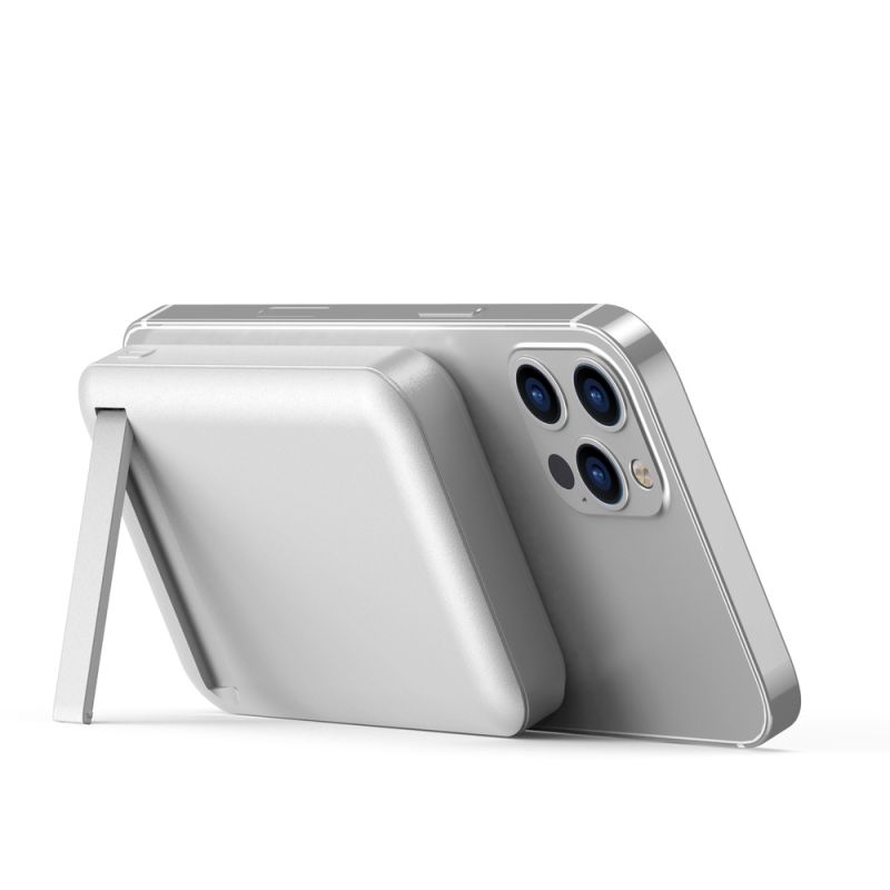 Зовнішній акумулятор WIWU Snap Cube- Magnetic Wireless Charger Power Bank  10000mAh SC1000WHT (3C) White