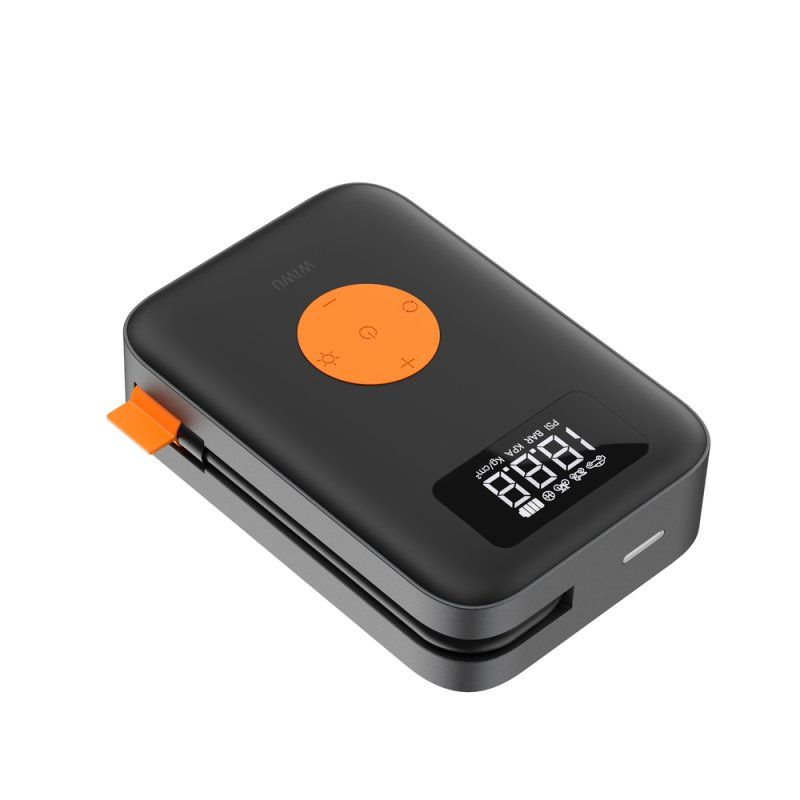 Автомобільний насос WIWU Portable Cordless Tire inflator Wi-Ai003 Black