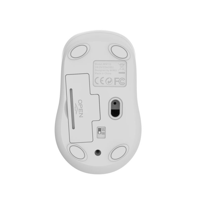 Маніпулятор миша бездротова WIWU 2.4G Wireless Mouse WM112 White