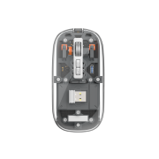 Маніпулятор миша бездротова WIWU Crystal Magnetic Wirless Mouse WM105 (Dual-bluetooth +2.4G three-mode) Grey