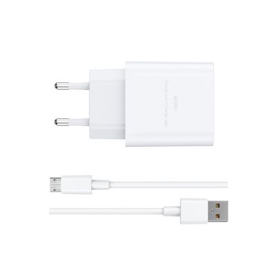 Мережевий зарядний пристрій WIWU 2.4A Essen GaN Fast Charger Combo with A-M cable Wi-G023 A-M EU White