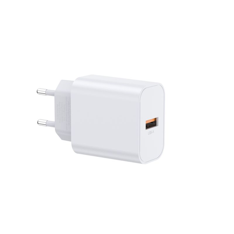 Мережевий зарядний пристрій WIWU 2.4A Essen GaN Fast Charger Combo with A-M cable Wi-G023 A-M EU White