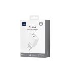 Мережевий зарядний пристрій WIWU 65W Essen GaN Fast Charger 1A+2C Wi-G005 EU White