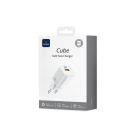Мережевий зарядний пристрій WIWU 33W Cube GaN Fast Charger A+C Wi-G017 EU White
