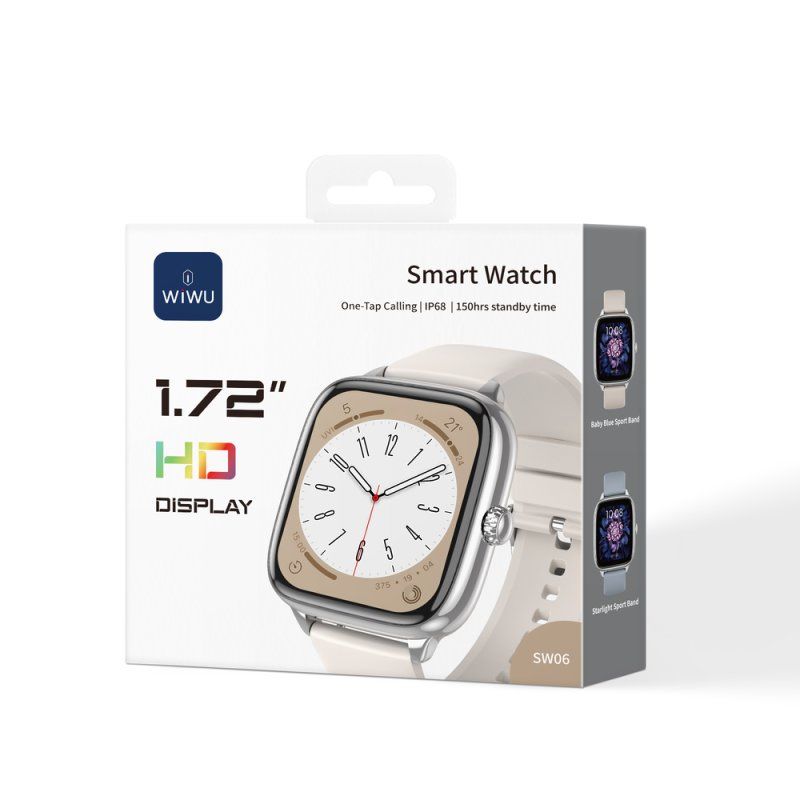 Смарт-годинник WIWU Smart Watch SW06 Silver