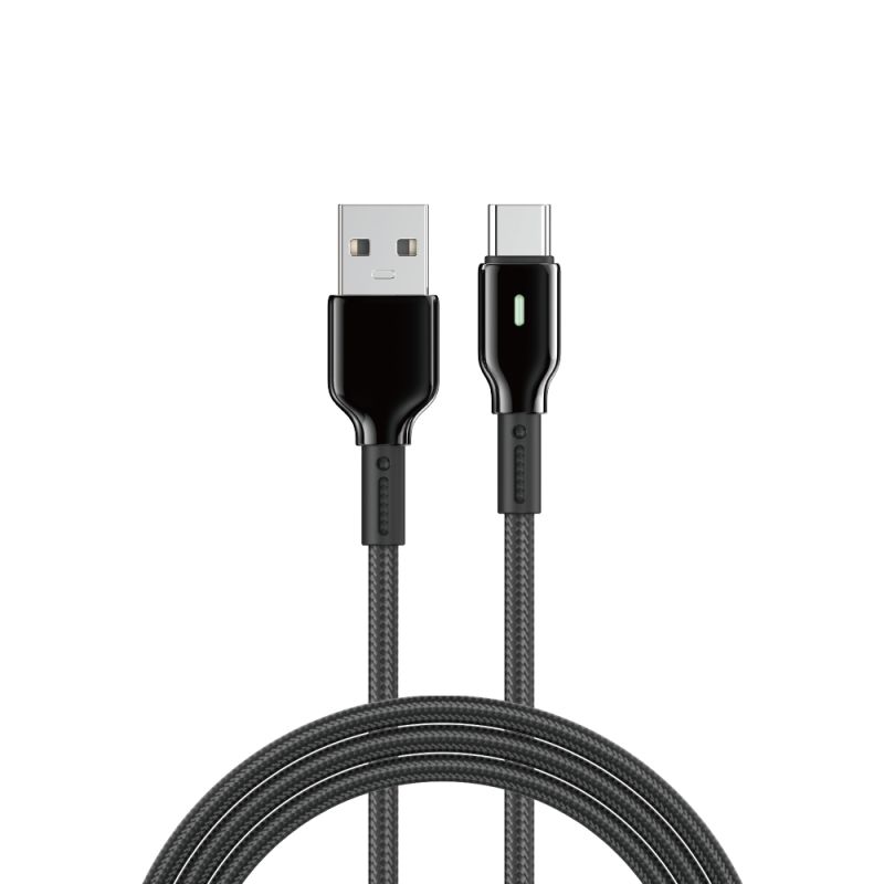 Кабель WIWU 27W Duralink Series Nylon Braided Cable Wi-C073 A-C 1M