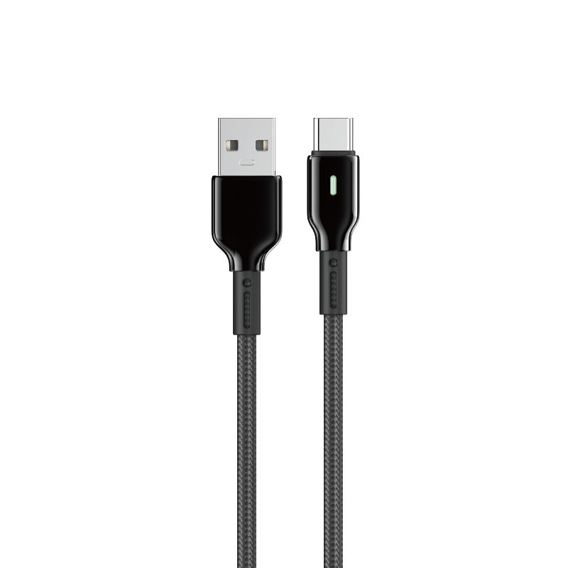 Кабель WIWU 27W Duralink Series Nylon Braided Cable Wi-C073 A-C 1M