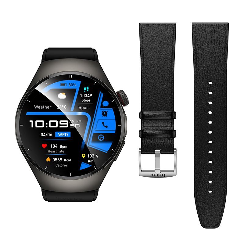 Смарт-годинник HOCO Y40 38mm. 315 mAh. IP67  Smart watch(call version) Black