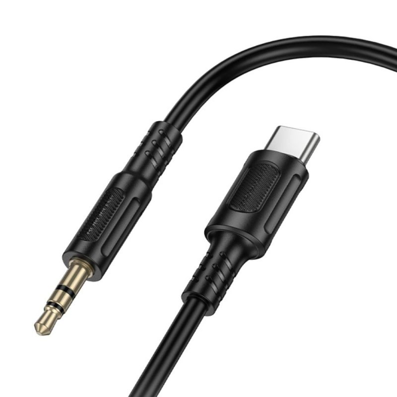 Аудіокабель BOROFONE BL25B Nice digital audio conversion cable Type-C Black