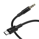 Аудіокабель BOROFONE BL25B Nice digital audio conversion cable Type-C Black
