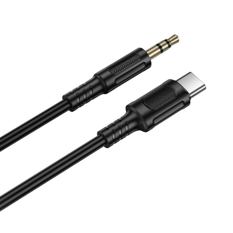 Аудіокабель BOROFONE BL25B Nice digital audio conversion cable Type-C Black