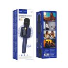 Портативна колонка-мікрофон HOCO L24 Shine karaoke microphone 5W Blue