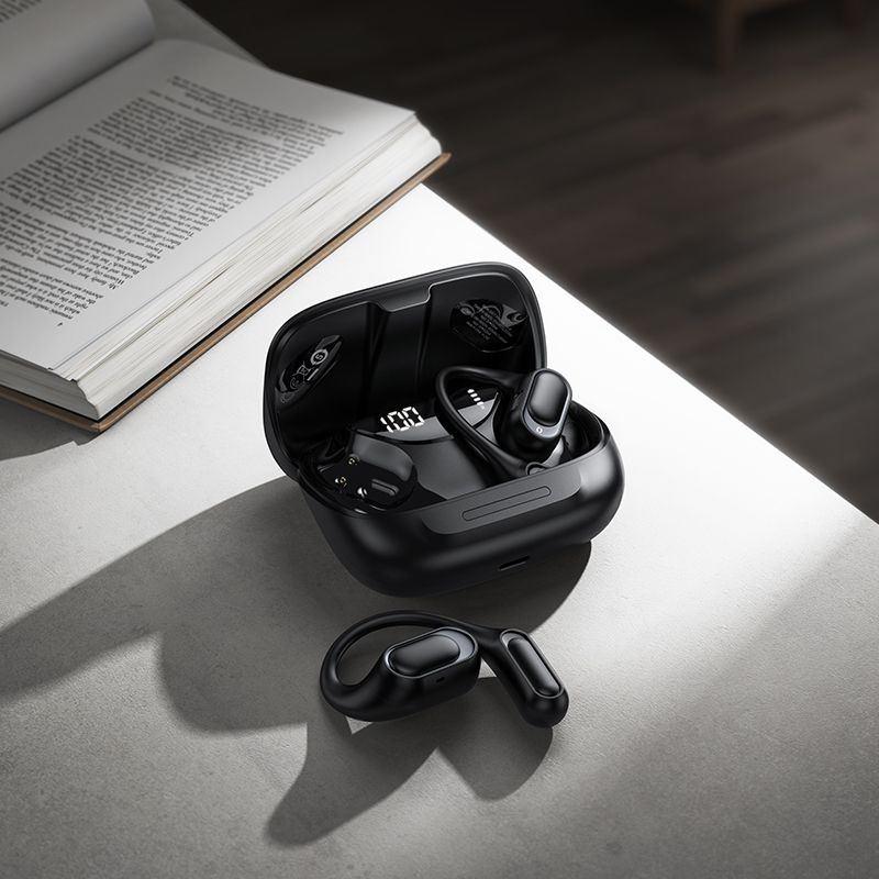 Бездротові навушники HOCO EA11 Honey open true wireless BT headset Black