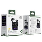 Бездротові навушники TWS ACEFAST W6 smart screen,ENC, IPX4, Black