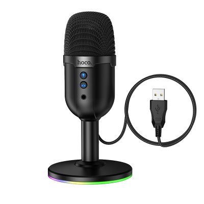 Мікрофон настільний HOCO L25 Bright (USB-A) Black